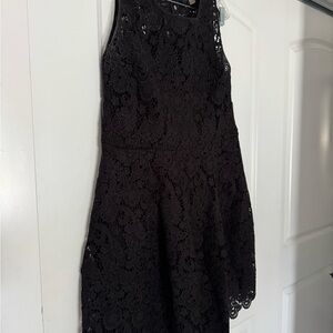 Elegant Black Lace Dress